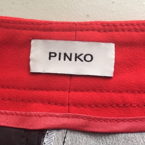 Pinko Black and Red Cropped Pants - Picture 14 of 15